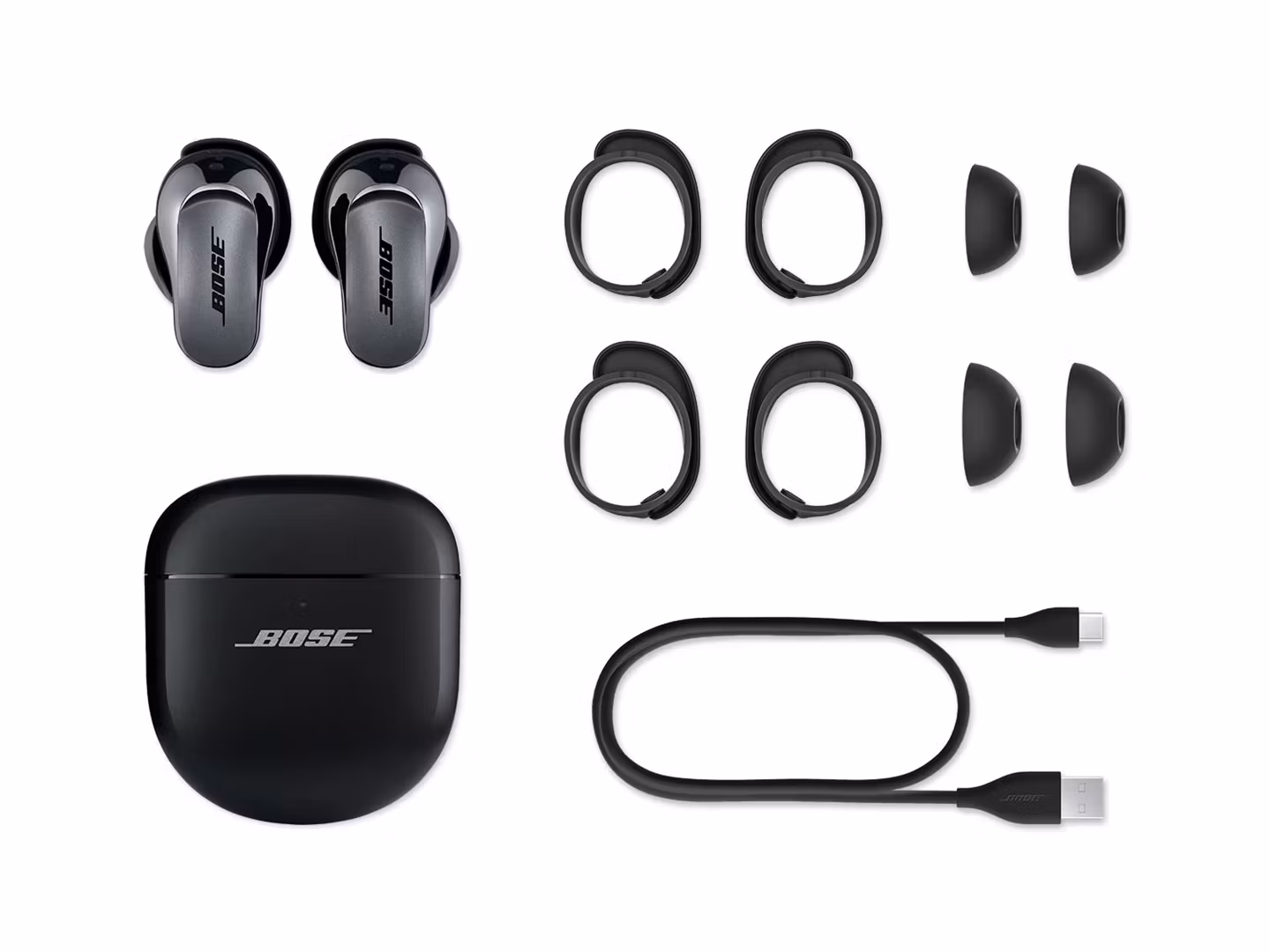 Bose QuietComfort Ultra Wireless Noise Cancelling Earbuds svart
