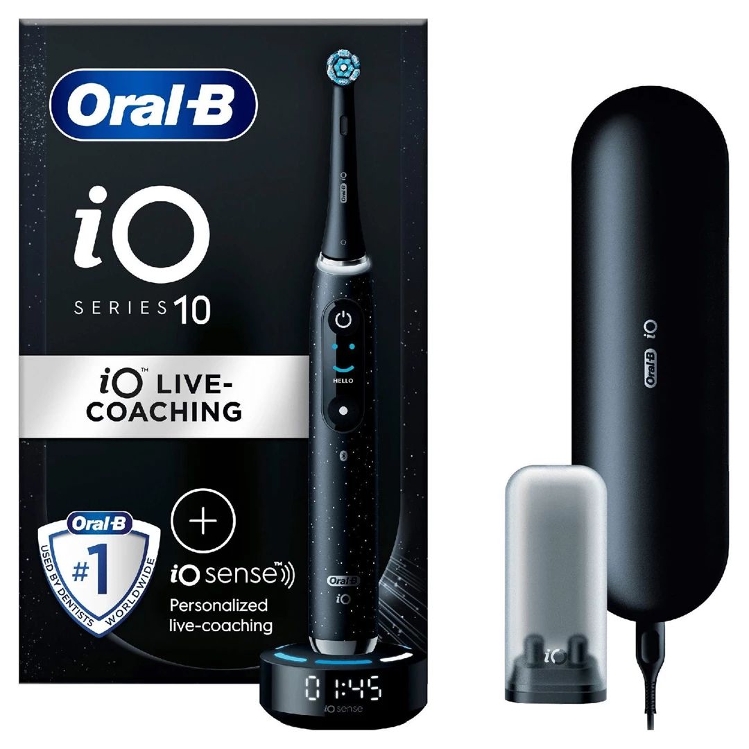 Oral-B iO Series 10 Cosmic Black eltandborste med AI-teknik