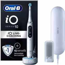 Oral-B iO Series 10 stardust vit eltandborste med AI-teknik
