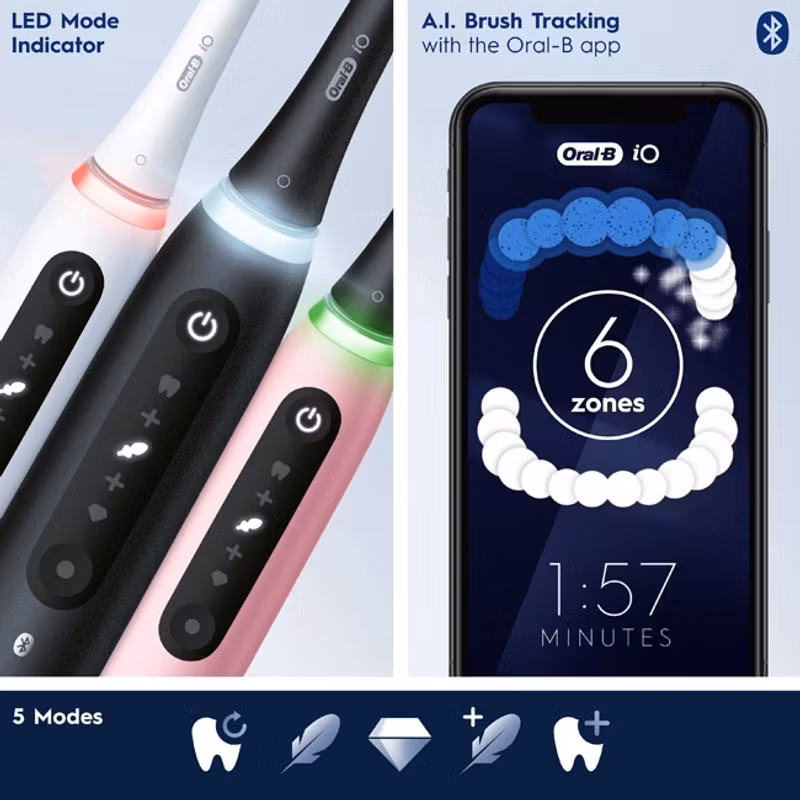 Oral B Eltandborste iO serie 5 vit