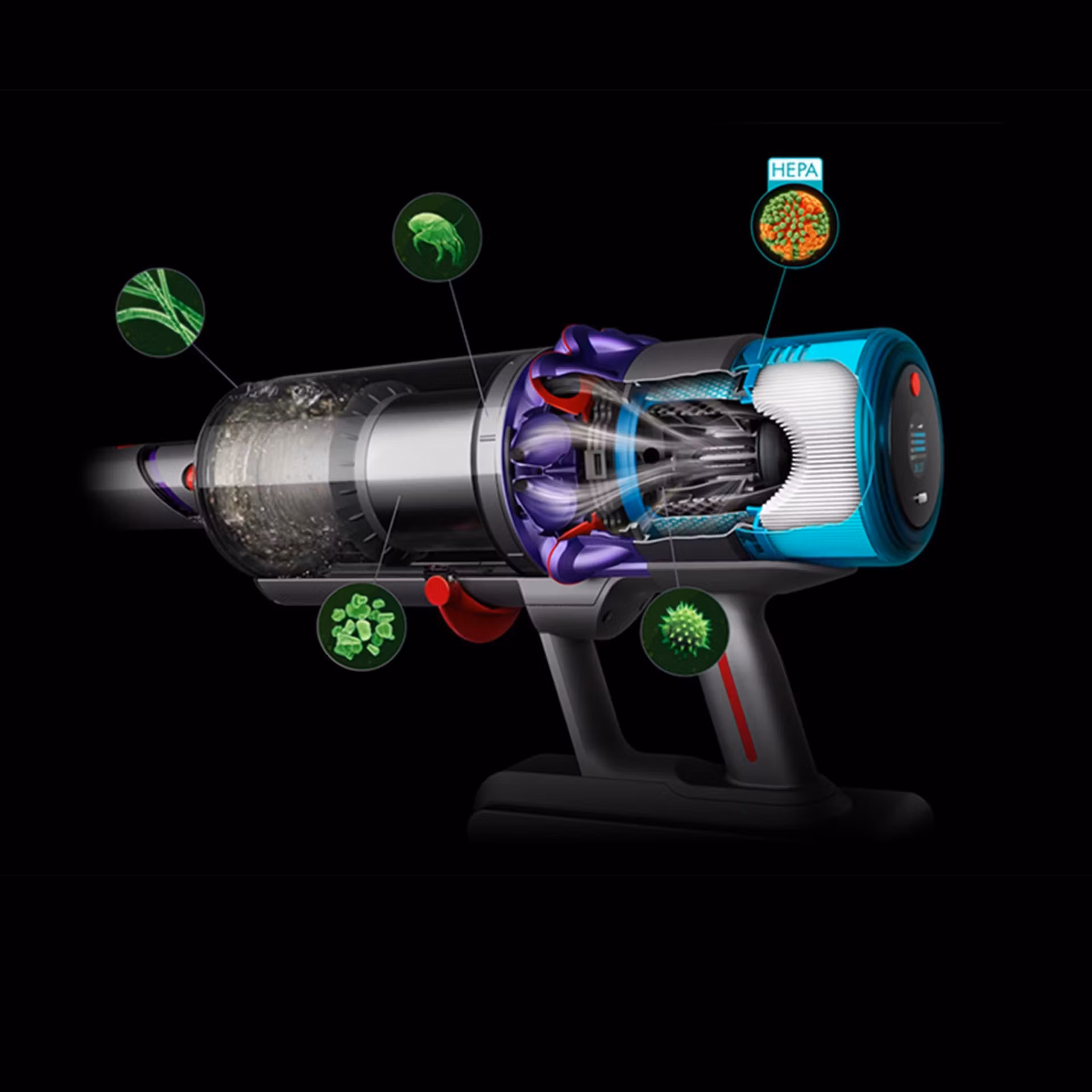 Dyson Gen5 detect Absolute skaftdammsugare sladdlös