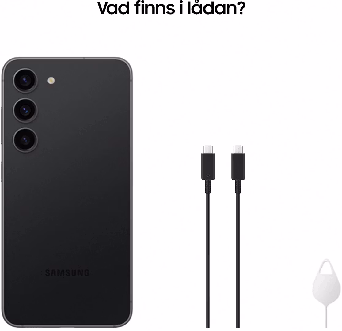 Samsung Galaxy S23 SM-S911B 6.1" 128GB Fantom svart
