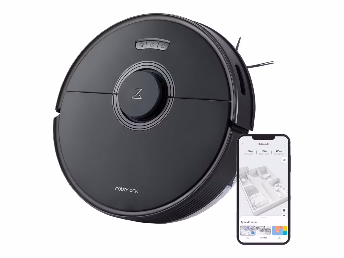 Roborock Robotdammsugare Q7 Max svart
