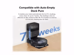 Roborock Robotdammsugare Q7 Max svart