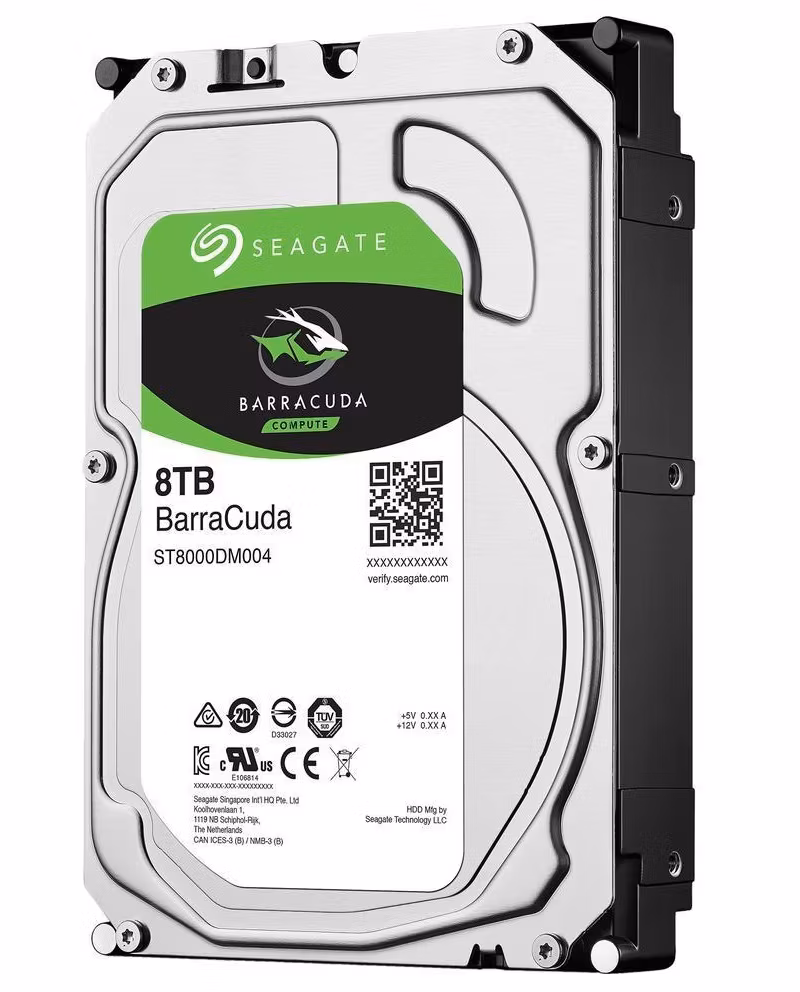 Seagate Barracuda hårddisk ST8000DM004 8TB 3.5" SATA-600