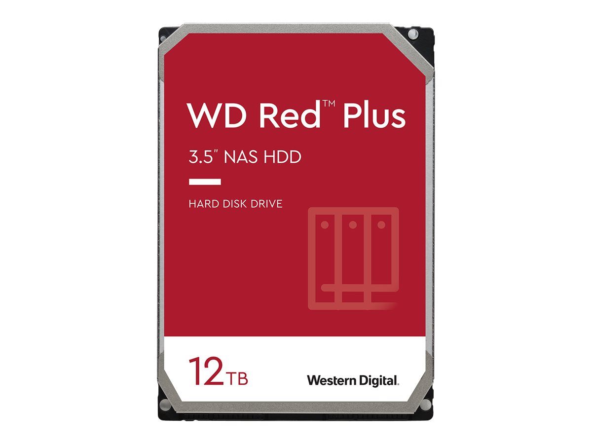 WD Red NAS hårddisk WD120EFBX 12TB 3.5" SATA-600 7200rpm