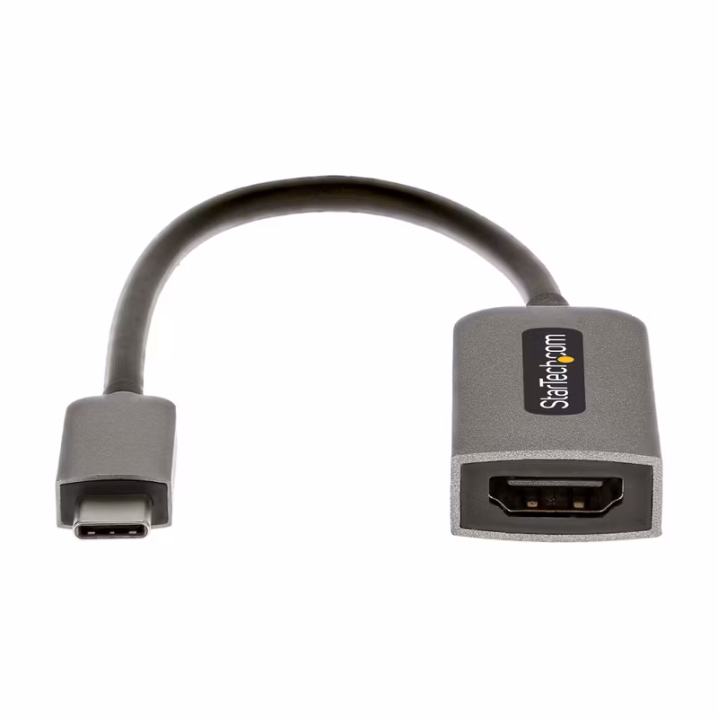 StarTech.com USB-C till HDMI-adapter 4K 60 Hz HDR10 13 cm Grå