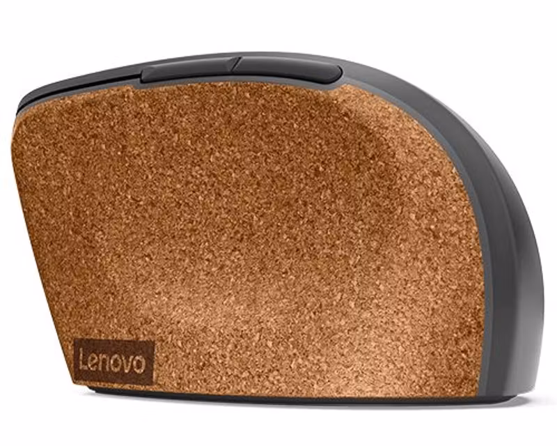Lenovo Go GY51C33980 Trådlös Vertikal Ergonomisk Mus Brun/Grå