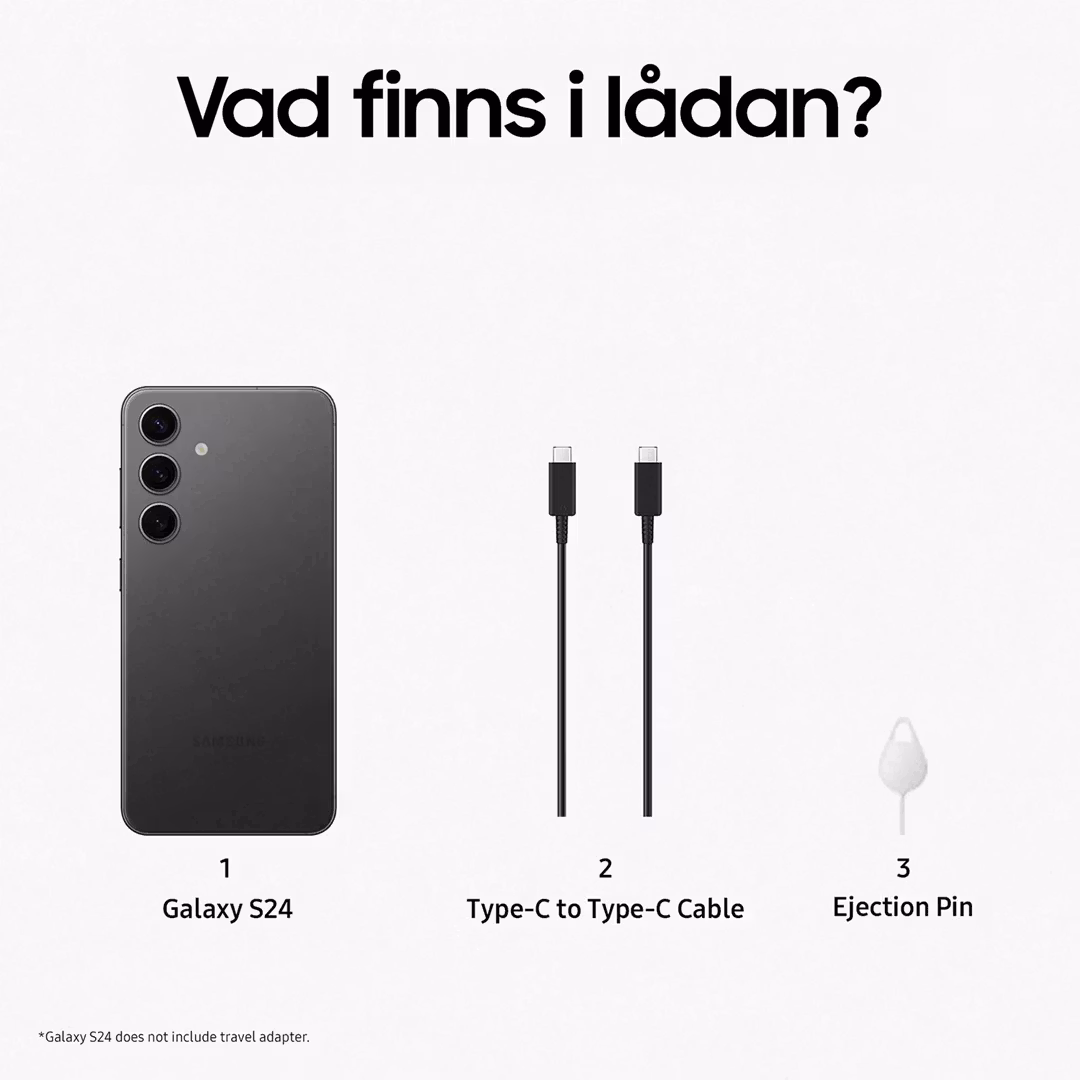Samsung Galaxy S24+ 512GB Svart Onyx