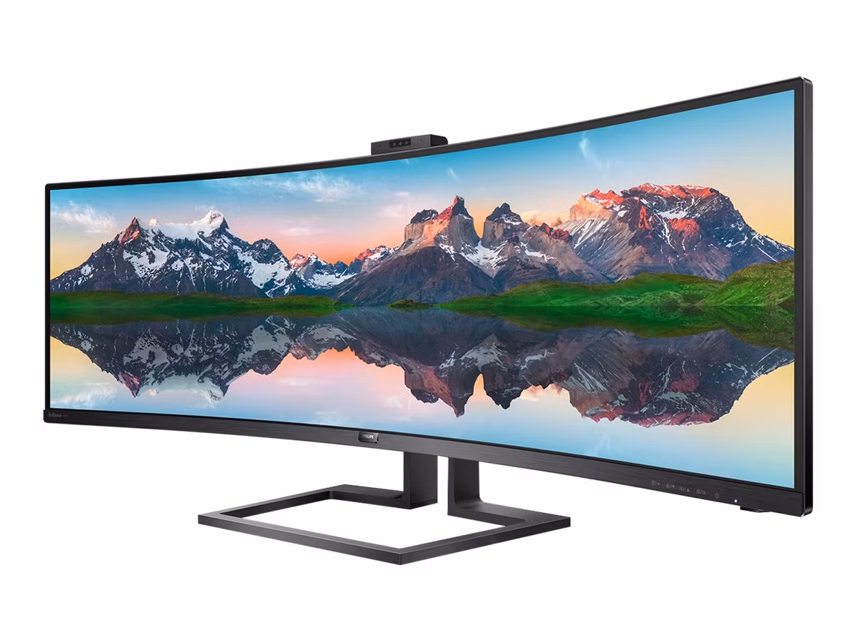 Philips Brilliance 499P9H/00 49" 5K välvd skärm svart