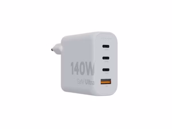 Xtorm 140W GaN2 Ultra Hemladdare 3xUSB-C/USB-A Vit