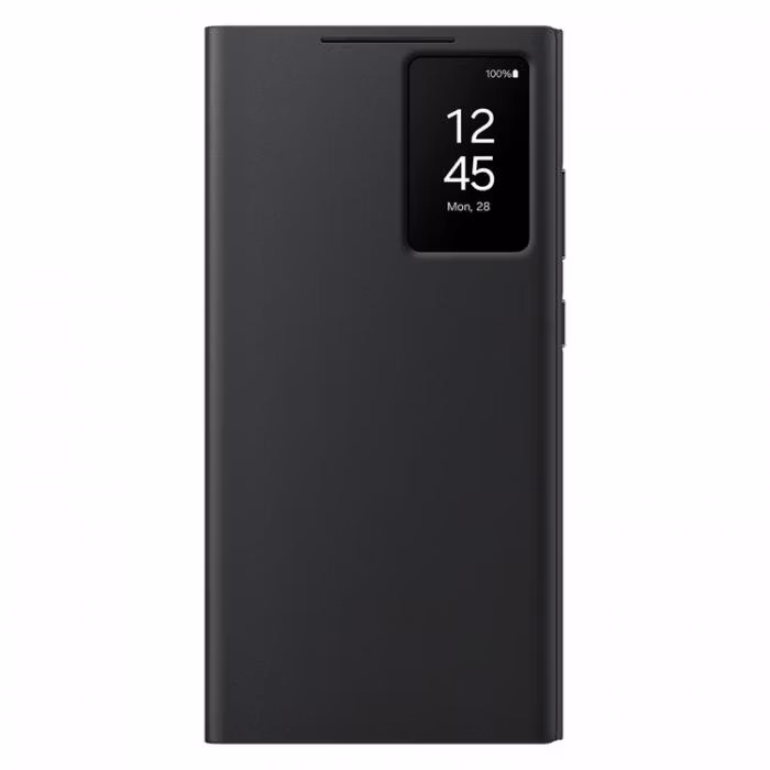 Samsung S24 Ultra Smart View Wallet Case Black