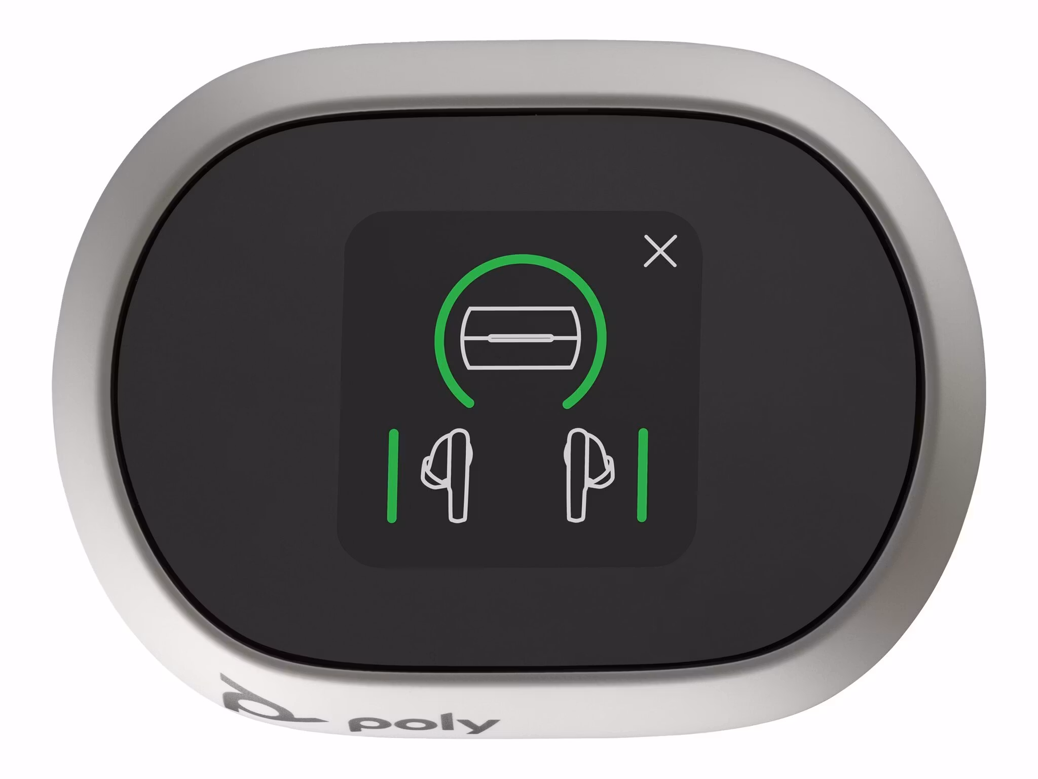 HP Poly Voyager Free 60+ UC-hörlurar USB-C sandvit