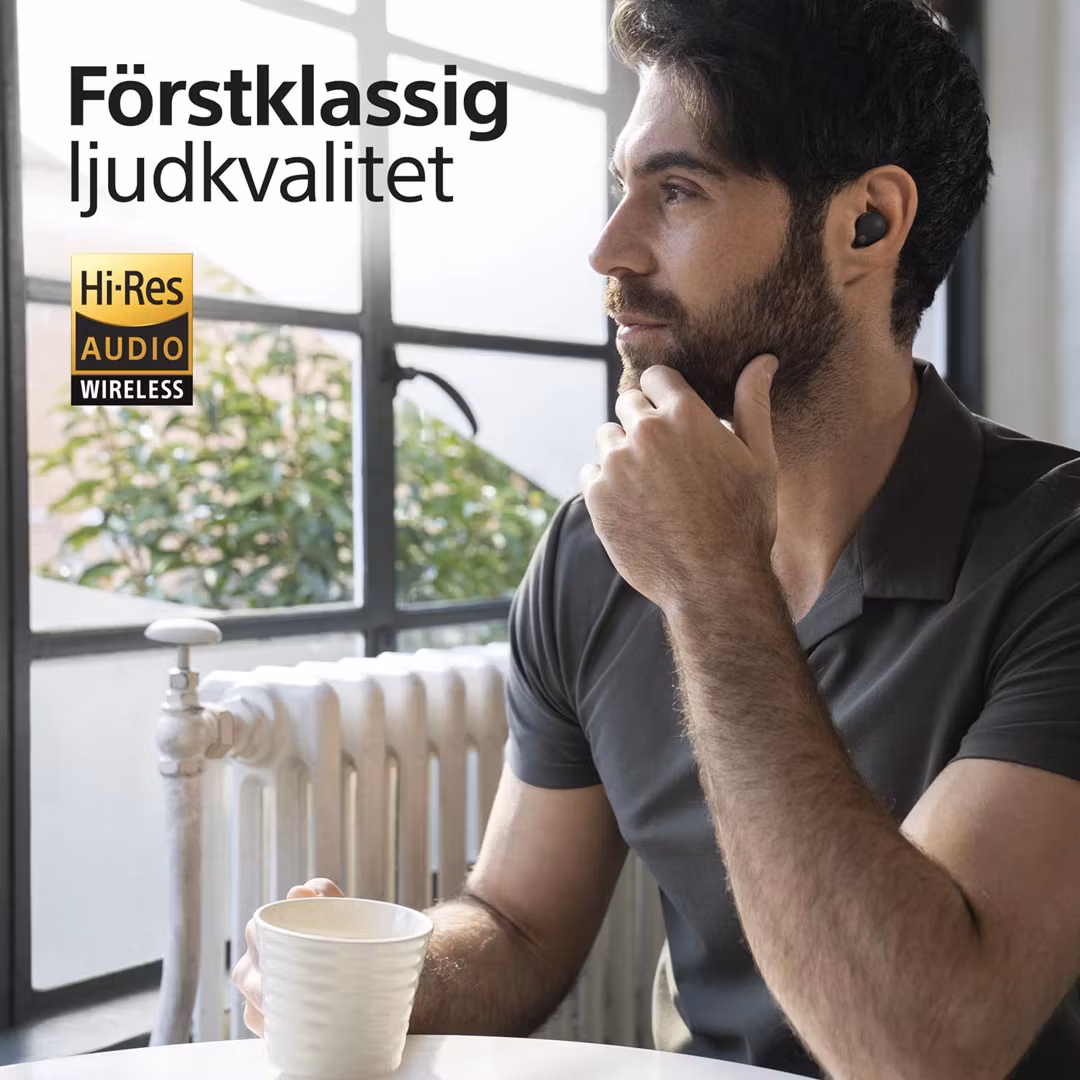 Sony WF-1000XM5 svart True Wireless-hörlurar med enastående brusreducering
