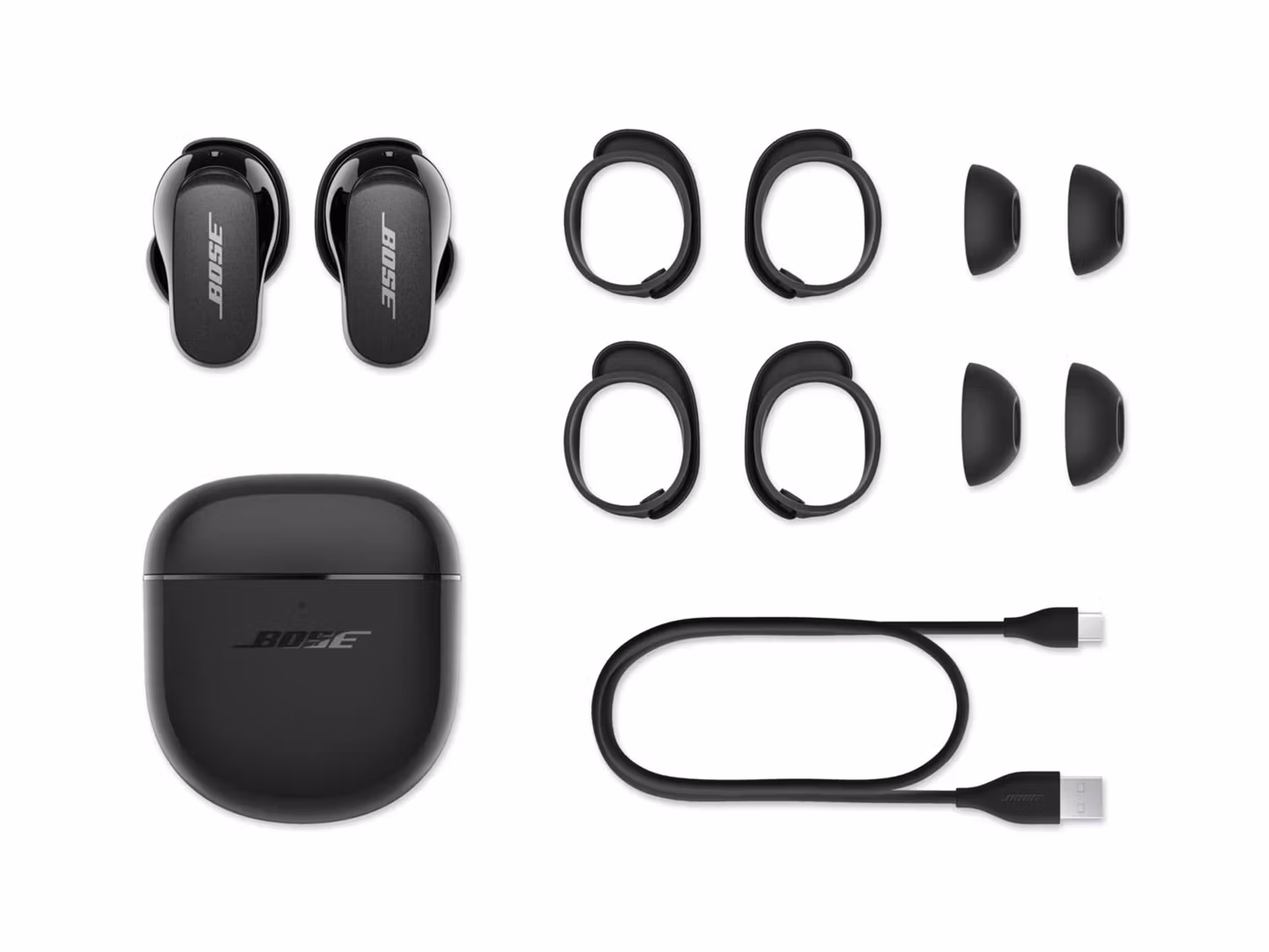 Bose QuietComfort Earbuds II Wireless In-ear svart