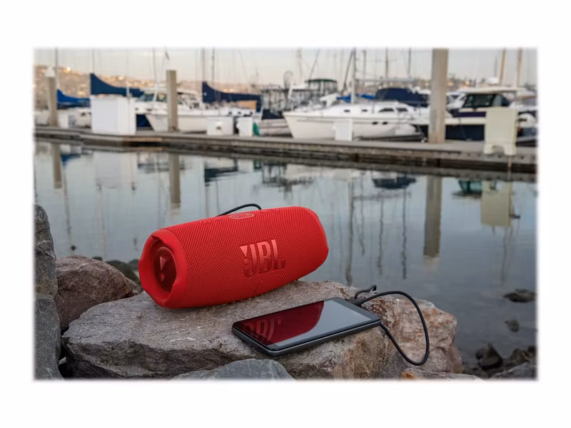 JBL Charge 5 trådlös portabel högtalare röd