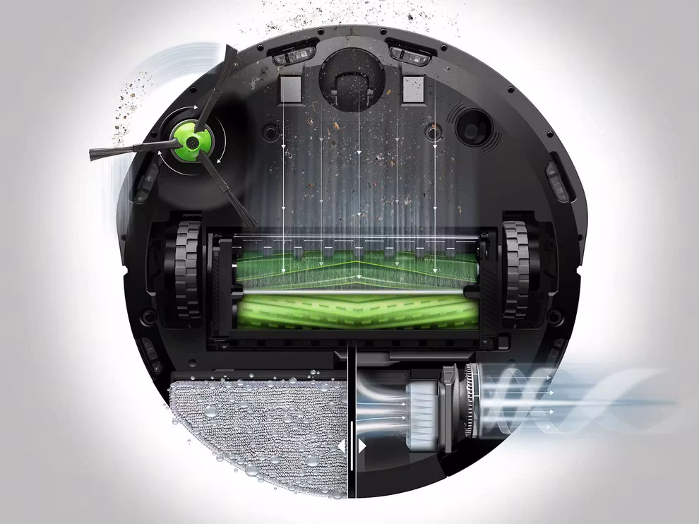 iRobot Roomba i8+ robotdammsugare och golvmopp