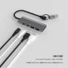 FIXED HUB Port FIXHU-PT-GR 4-i-1 USB-C-hubb Silver