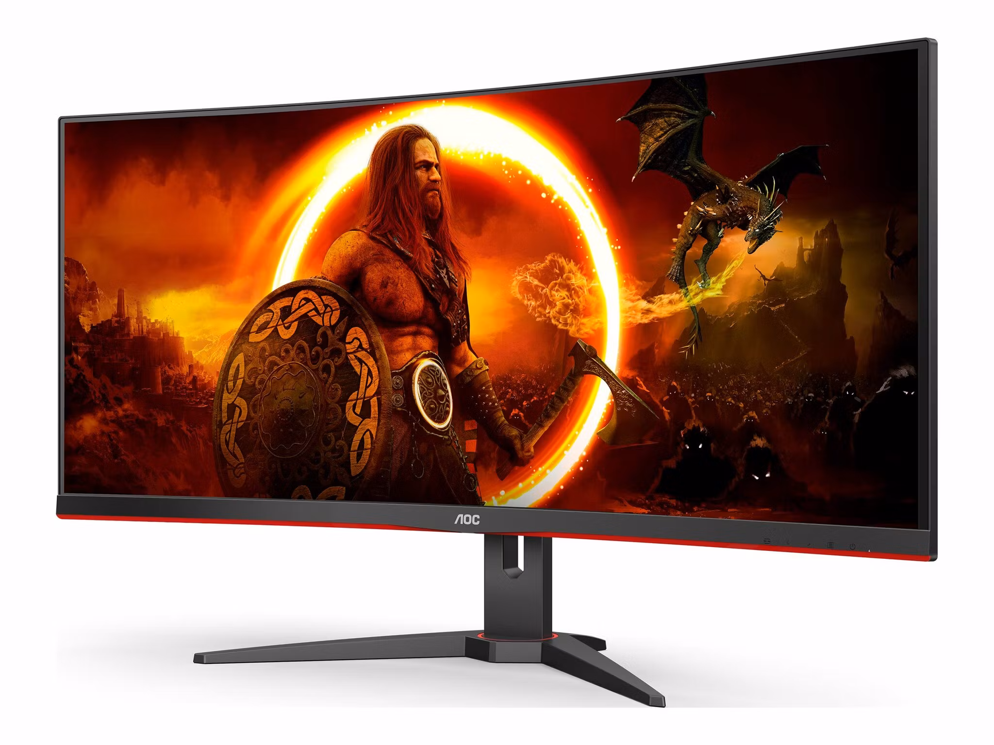 AOC Gaming CU34G2XE/BK 34" 3440 x 1440 (UltraWide) HDMI DisplayPort 144Hz