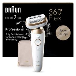 Braun SES9-011 Silk-épil Pro 9 Flex Epilator vit och guld