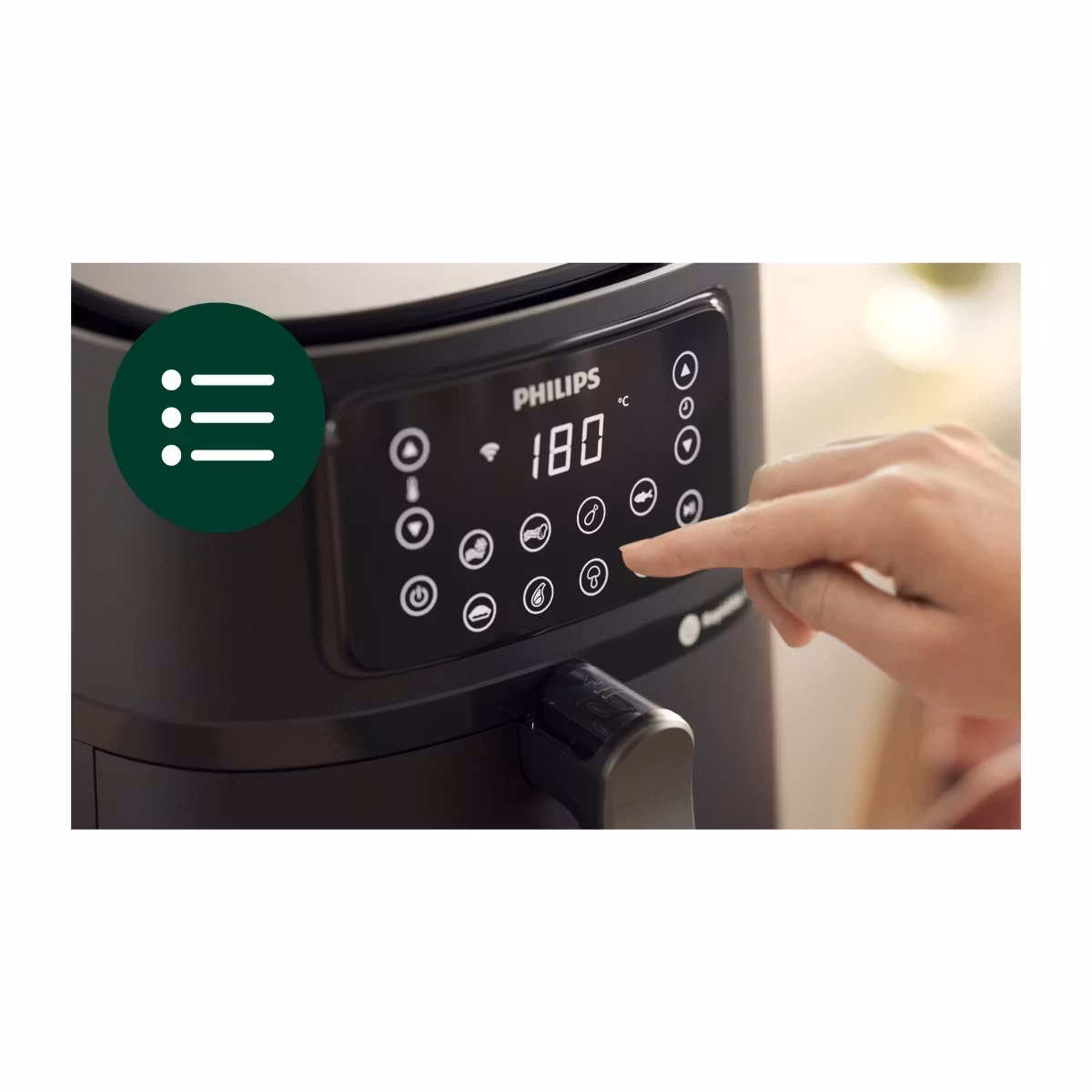 Philips Series 5000 Connected HD9285 XXL Airfryer 2kW svart