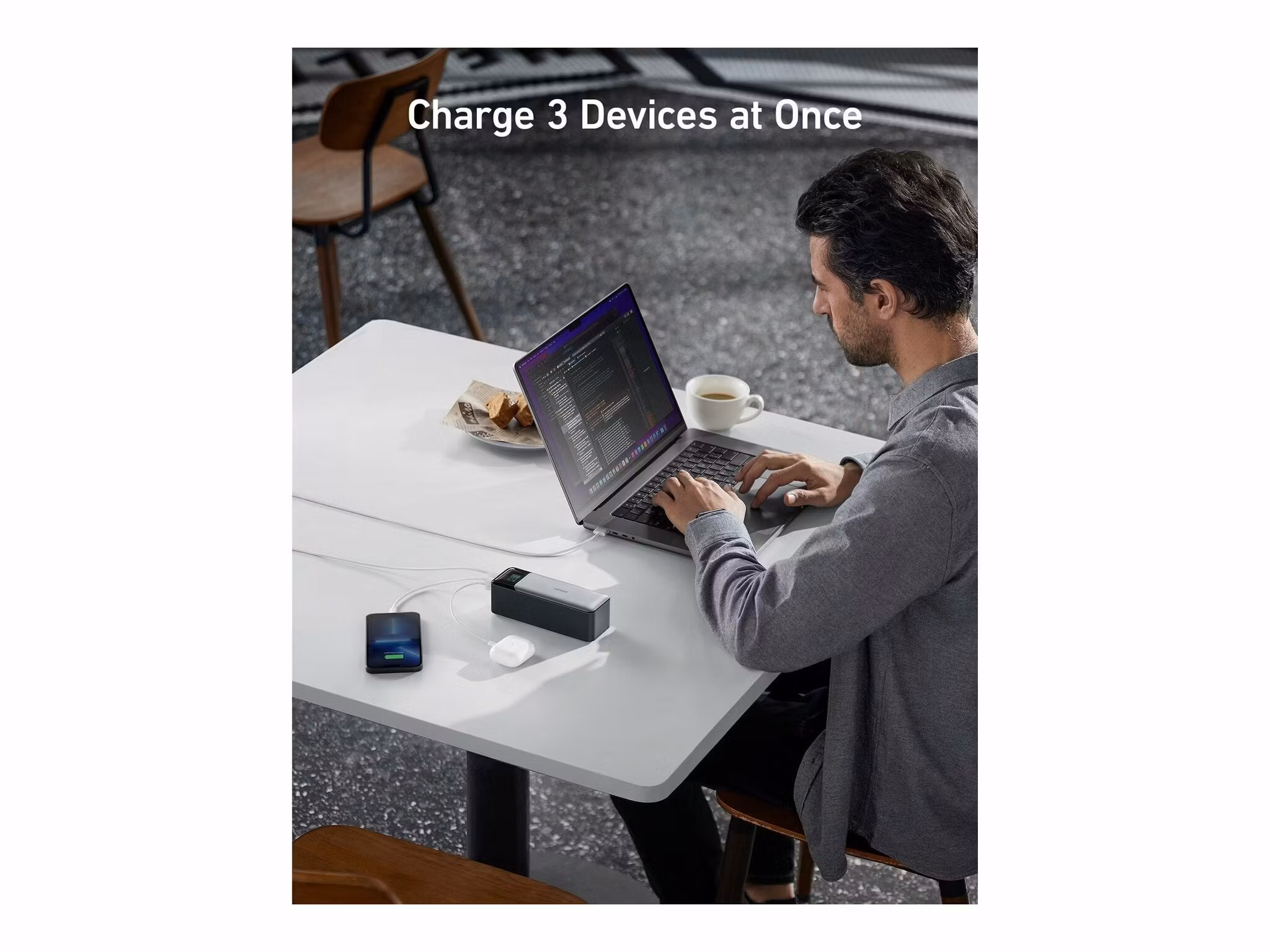Anker 737 Powerbank 24000mAh svart