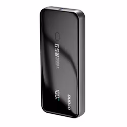 Dudao K65 powerbank 20000mAh 65 Watt svart