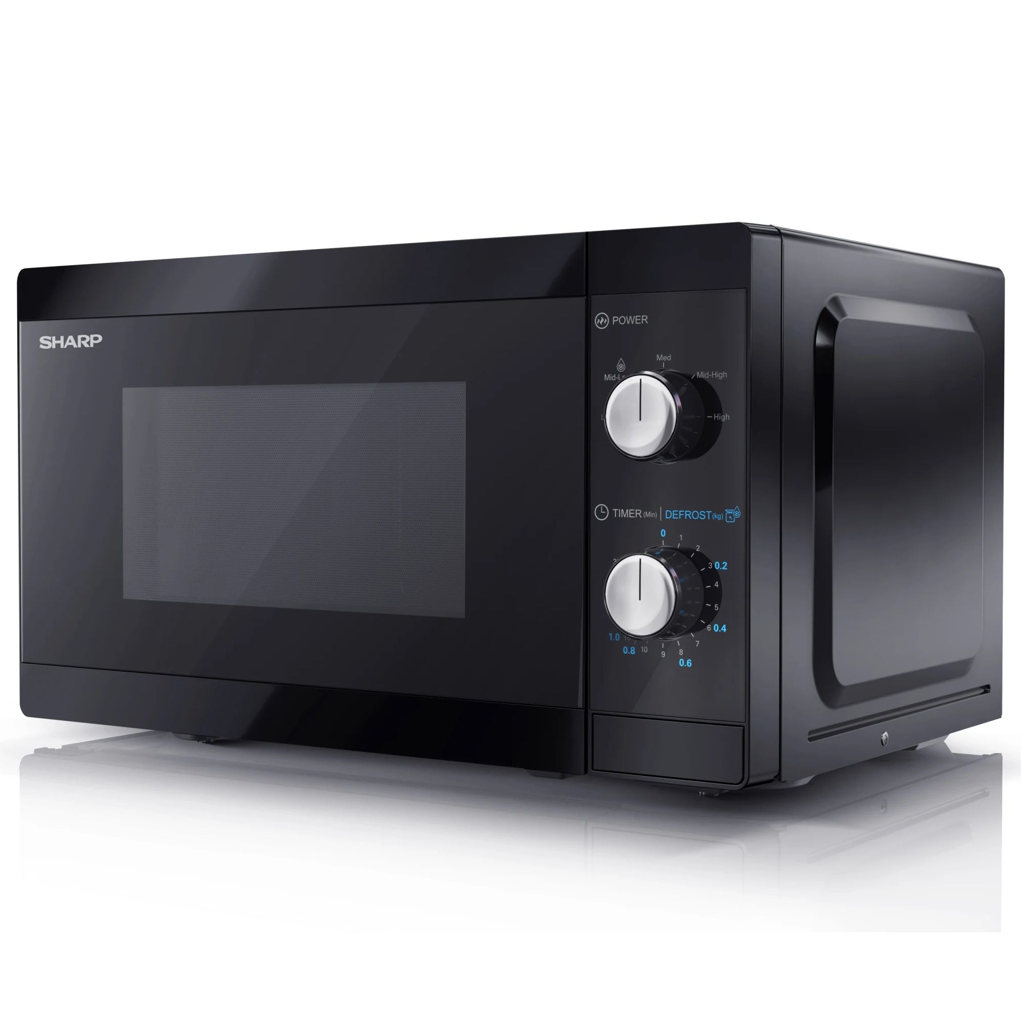 Sharp YC-MS01E-B Mikrovågsugn 20 L 800 W Svart