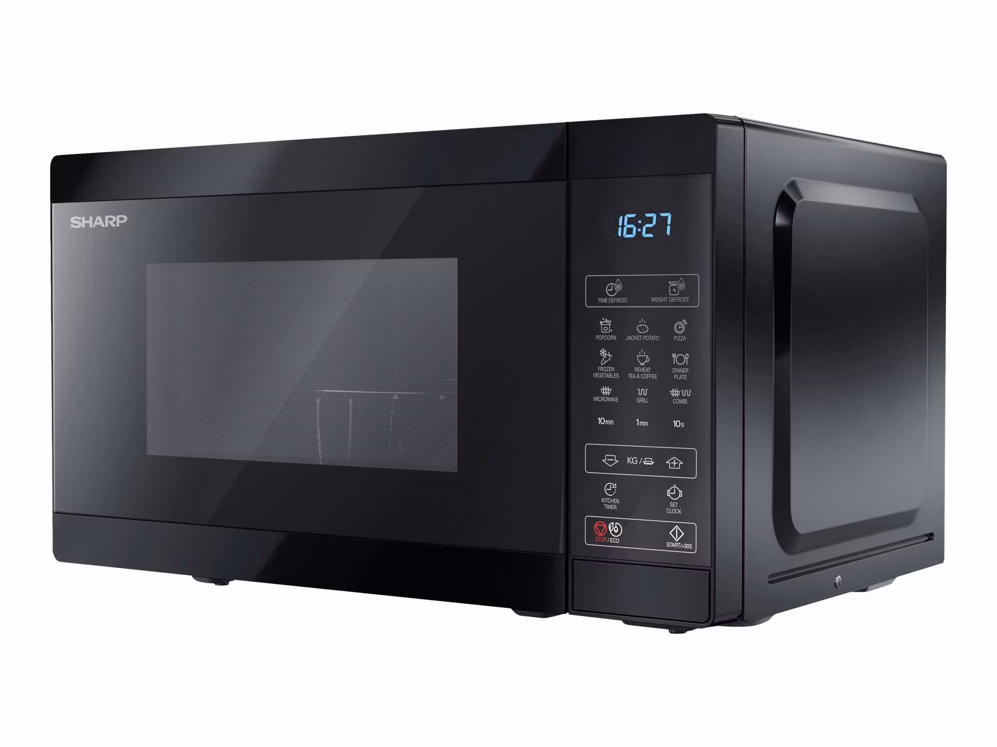 Sharp YC-MG02E-B Mikrovågsugn med grill Svart