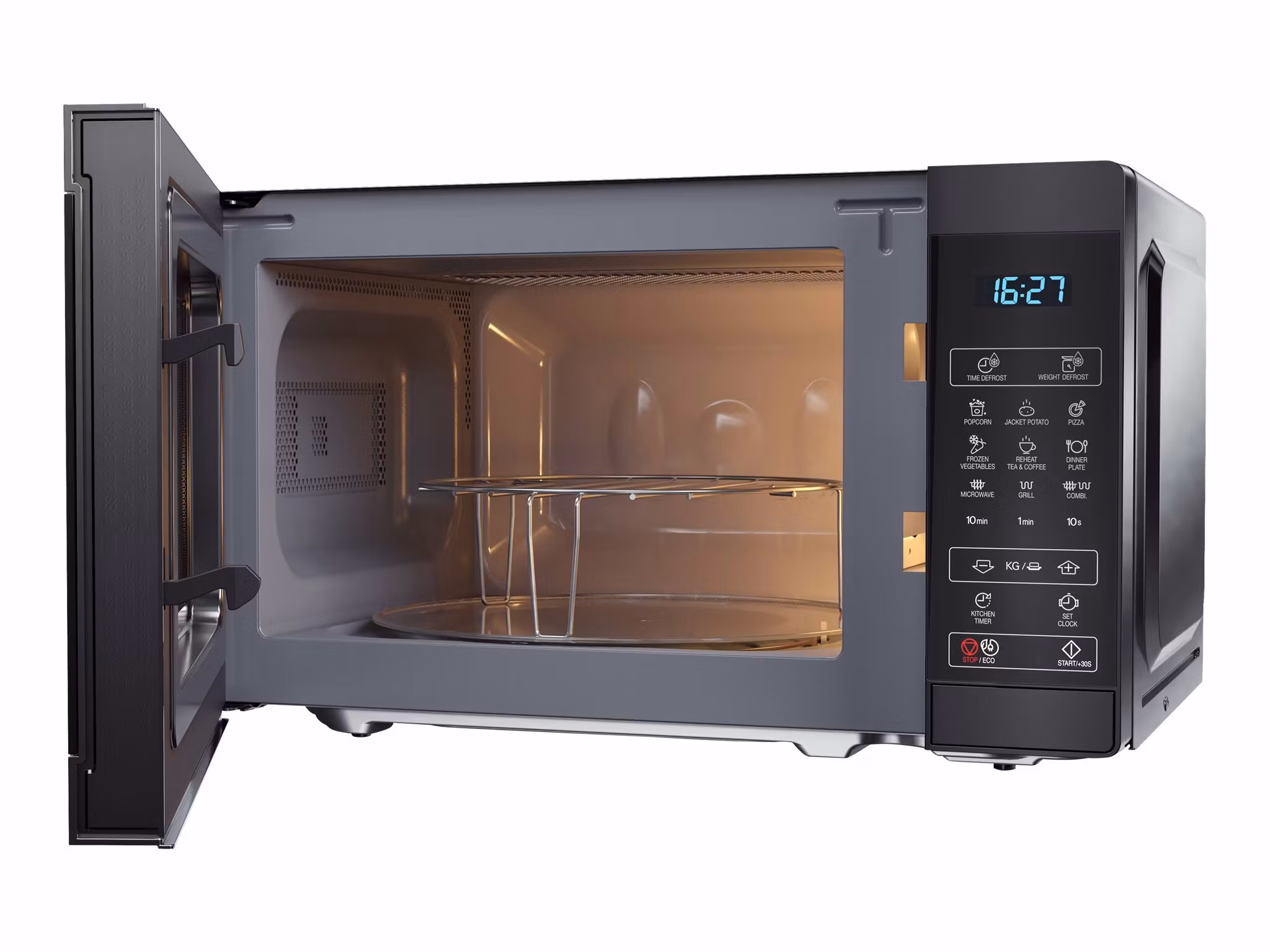Sharp YC-MG02E-B Mikrovågsugn med grill Svart