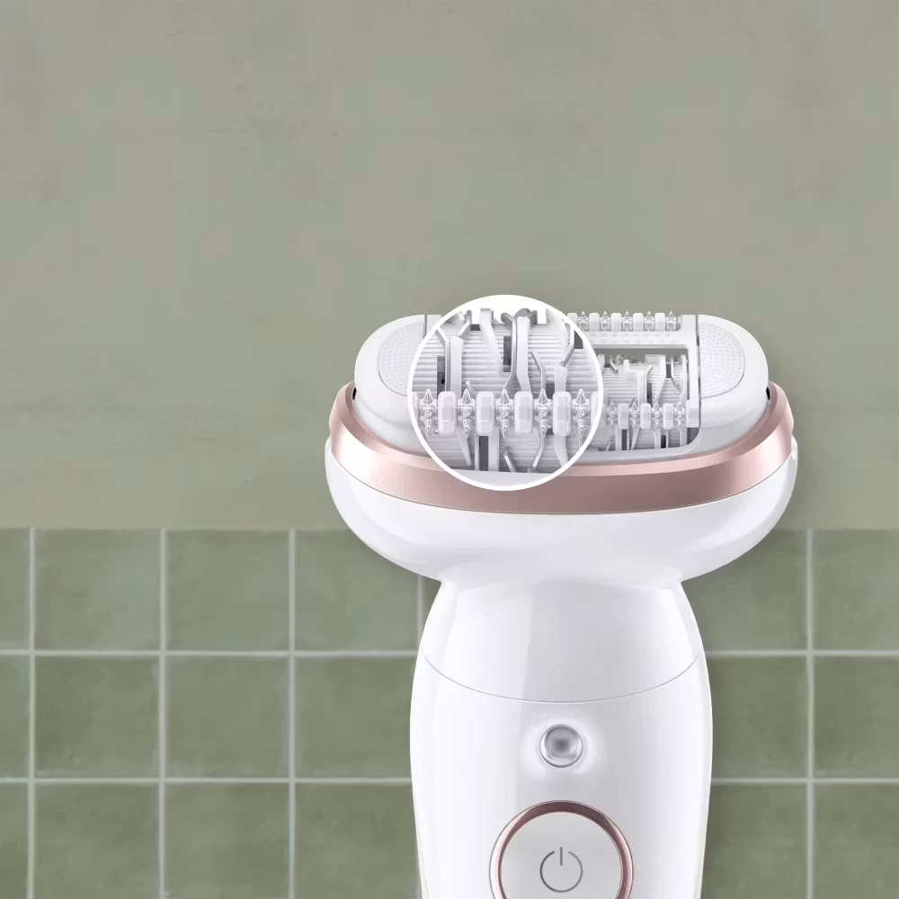 Braun Silk-épil 9 9-000 Guld, vit