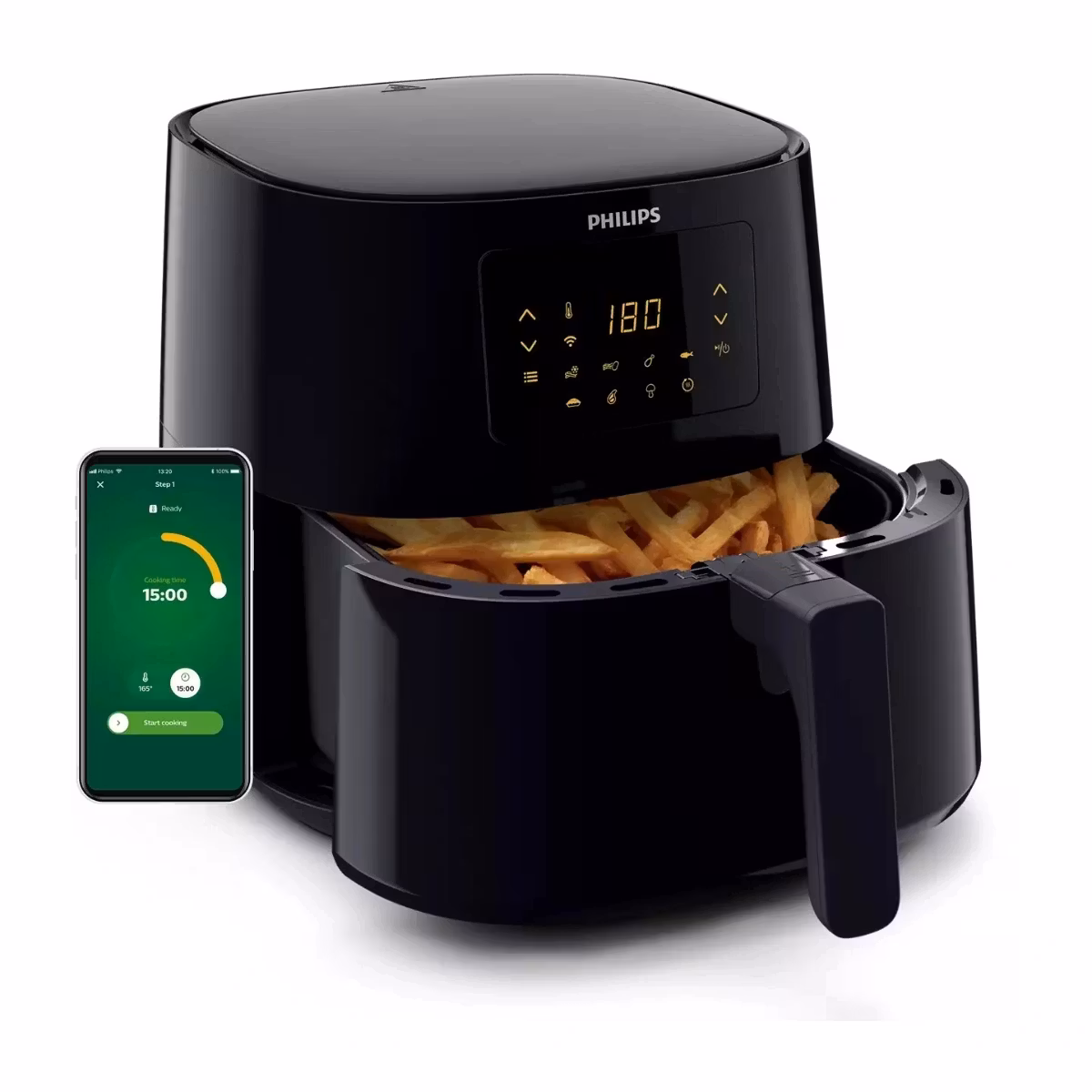 Philips Essential HD9280 Airfryer XL Airfryer 2000W svart