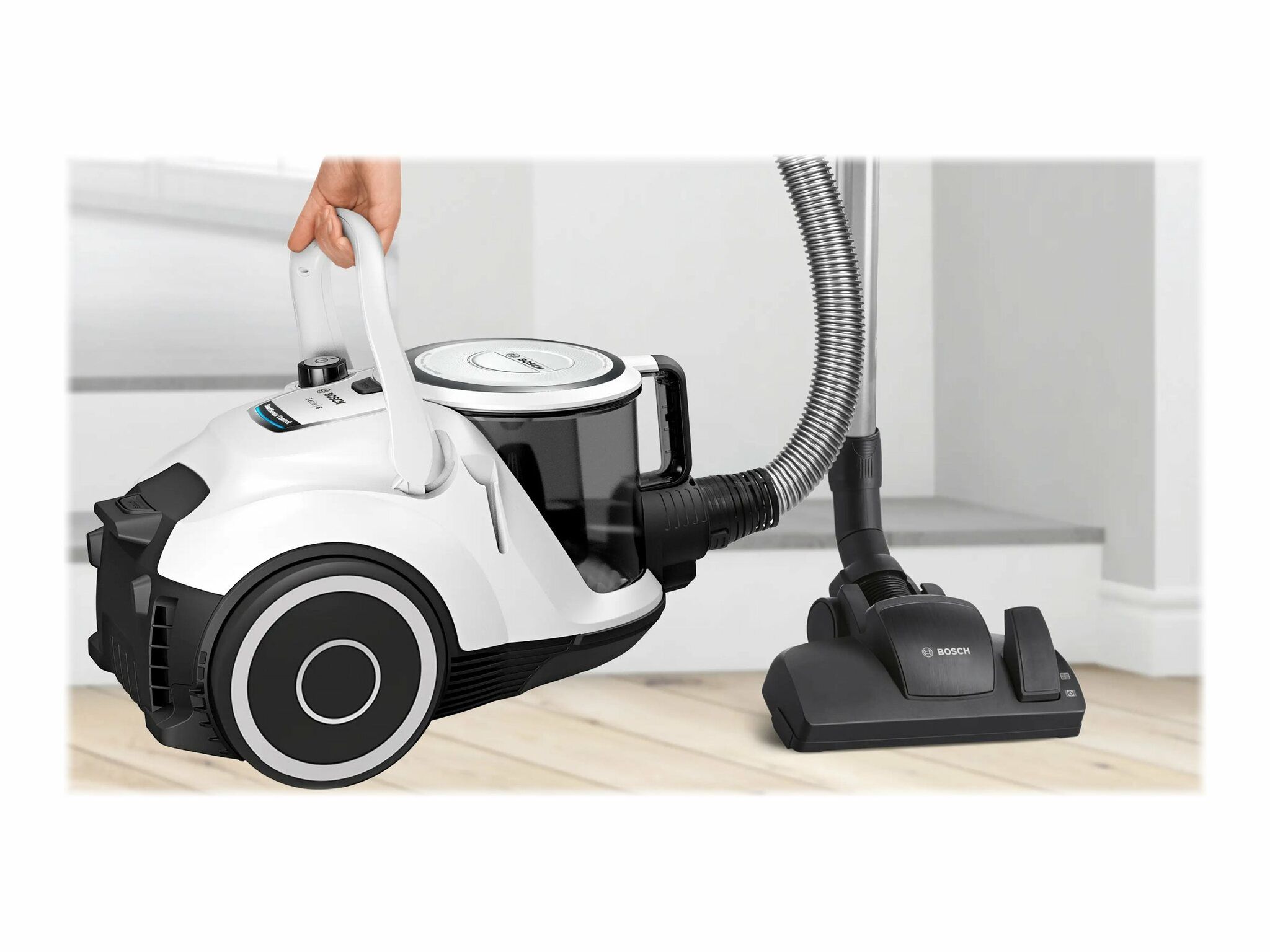 Bosch Serie | 6 BGC41XALL Cylinderdammsugare 2.4liter Vit