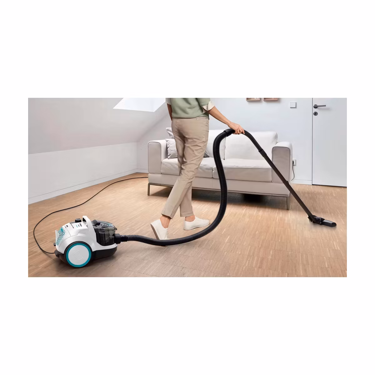 Bosch Serie | 4 ProHygienic BGC21HYG1 Cylinderdammsugare 2liter Vit