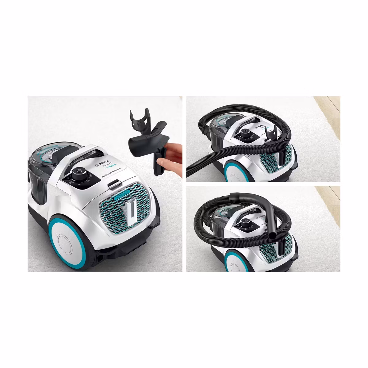 Bosch Serie | 4 ProHygienic BGC21HYG1 Cylinderdammsugare 2liter Vit