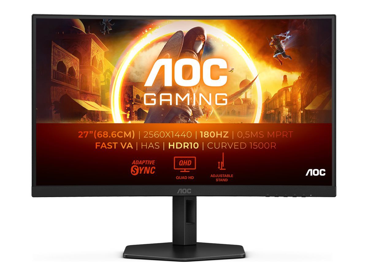 AOC CQ27G4X 27" IPS QHD 180Hz Välvd Bildskärm Gaming