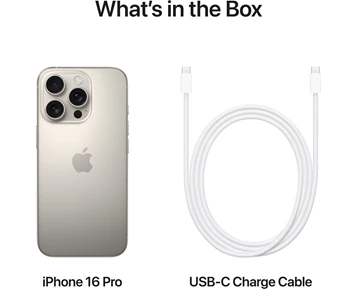Apple iPhone 16 Pro 6,3'' 128GB Naturlig Titanium
