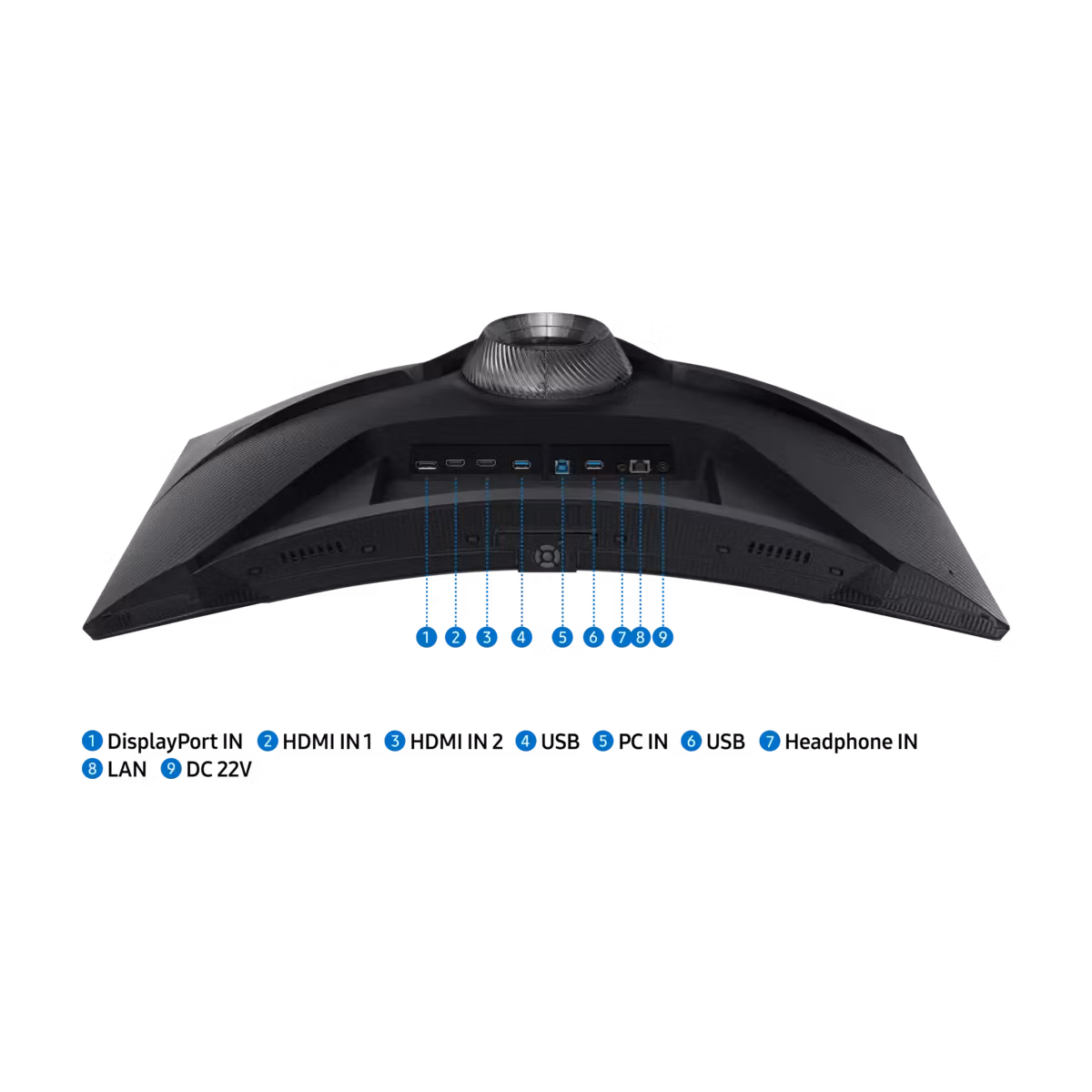 Samsung Odyssey G6 S32BG650EU 32" 2560 x 1440 (2K) HDMI DisplayPort 240Hz Pivotskärm