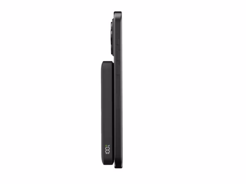 Magnetisk Trådlös 15W Power Bank USB-C 5.000mAh