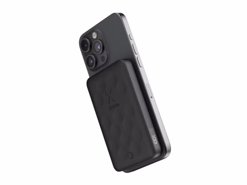 Magnetisk Trådlös 15W Power Bank USB-C 5.000mAh