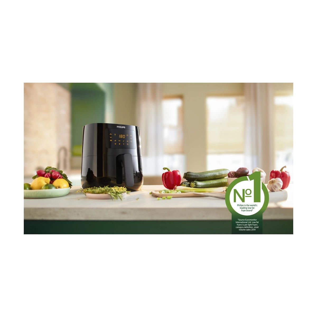 Philips Essential HD9252/90 Airfryer 1.4kW Svart