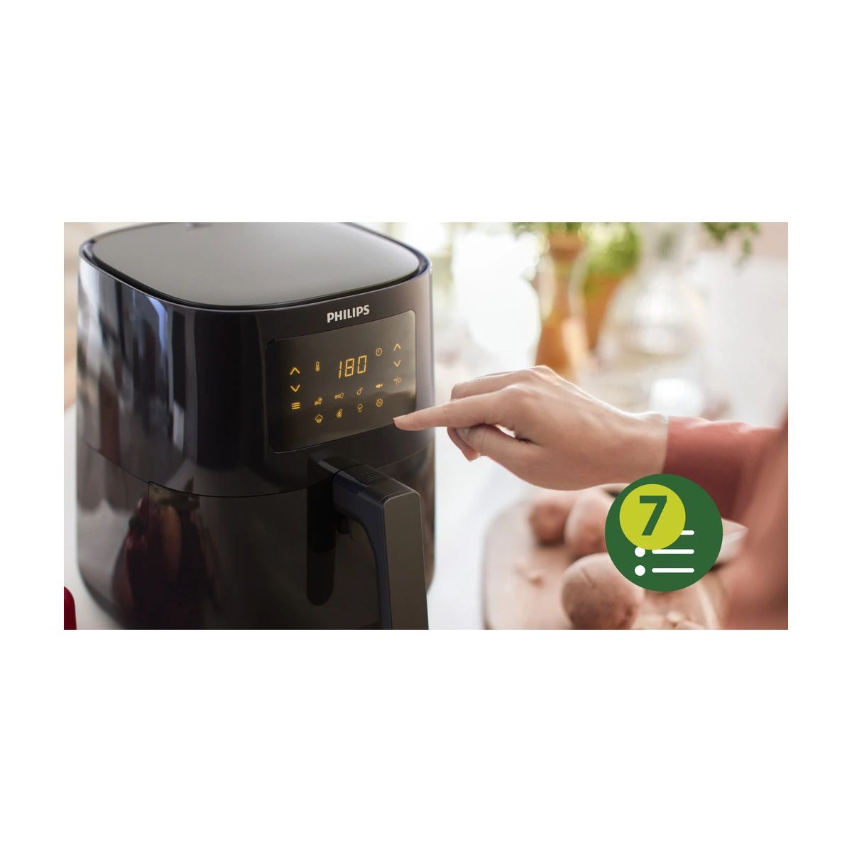 Philips Essential HD9252/90 Airfryer 1.4kW Svart