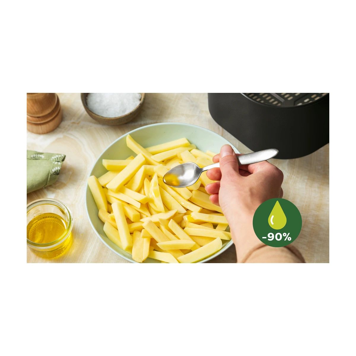 Philips Essential HD9252/90 Airfryer 1.4kW Svart