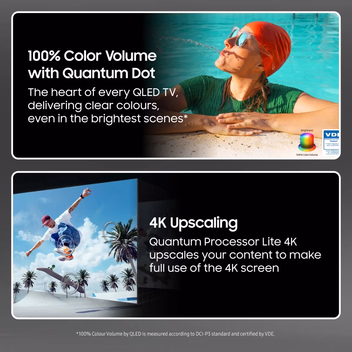 Samsung QE55Q60DAU 55" 4K UHD LED-bakbelyst LCD TV QLED Smart TV