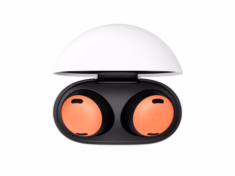 Google Pixel Buds Pro, hörlurar (korall, Bluetooth, ANC, USB-C)