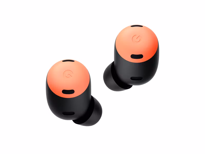 Google Pixel Buds Pro, hörlurar (korall, Bluetooth, ANC, USB-C)