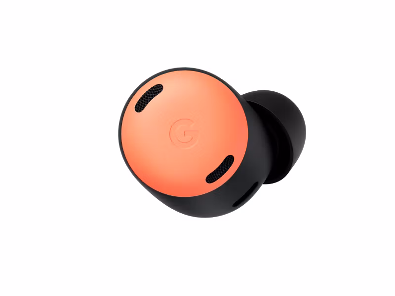 Google Pixel Buds Pro, hörlurar (korall, Bluetooth, ANC, USB-C)
