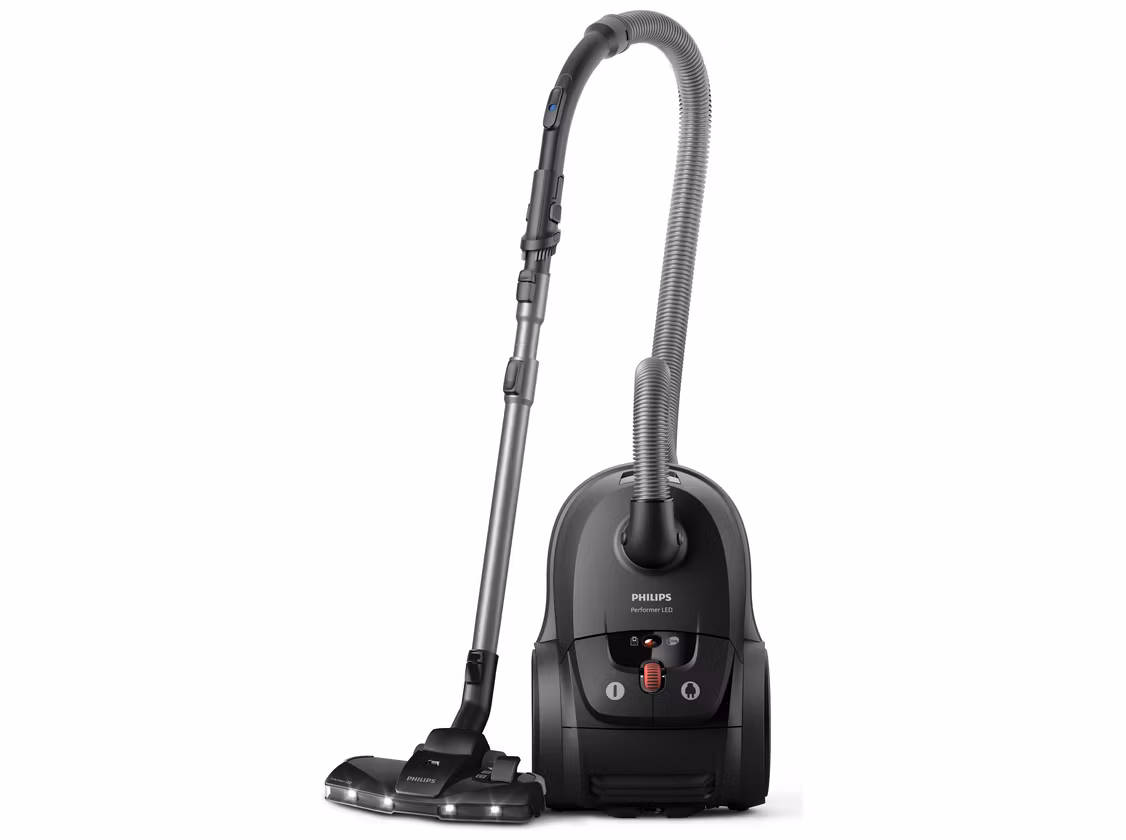 Philips Performer LED XD8122 Cylinderdammsugare 4 liter Grå