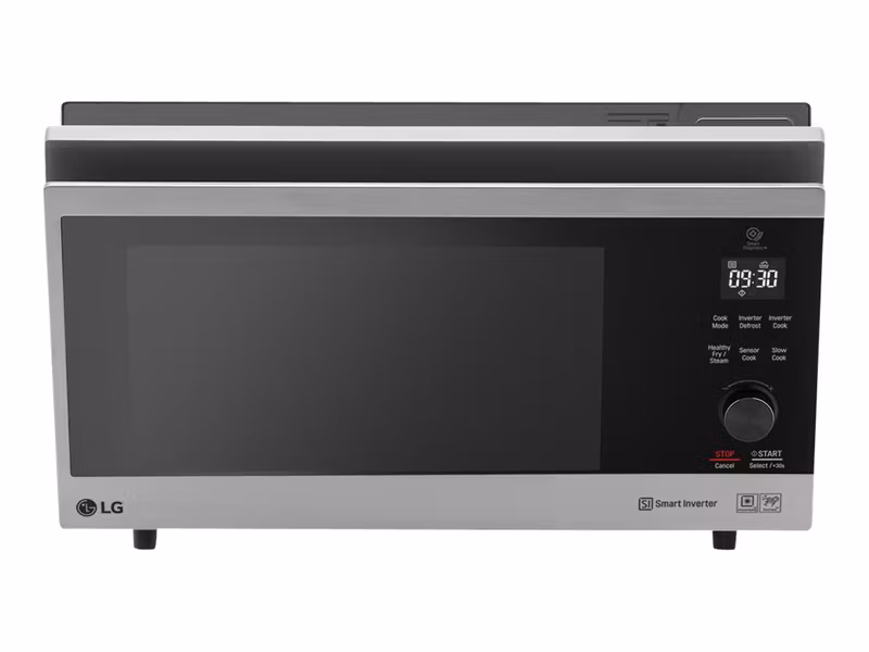 LG NeoChef Mikrovågsugn med varmlftsugn och grill Fritstående 1100W 39liter Noble silver
