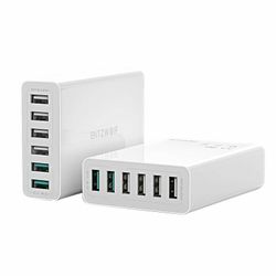 BlitzWolf Laddare 6x USB BW-S15 QC 3.0 60W